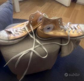 Converse uomo dorate