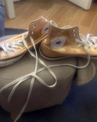 Converse uomo dorate