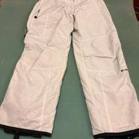 salopette per neve bianco