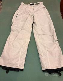 salopette per neve bianco