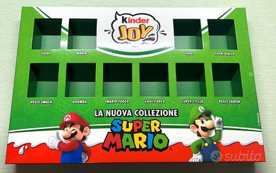 Raccoglitore Espositore Super Mario Kinder Joy