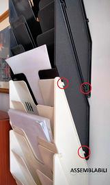 PORTA DOCUMENTI DA PARETE FORMATO A4 VERTICALE 