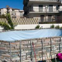 Piscina fuori terra ovale bastway 6 mt x 4