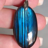 Ciondolo Labradorite blu
