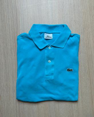 Polo Lacoste azzurra