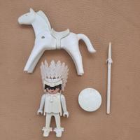 Playmobil color capo indiano a cavallo RARO