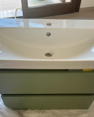 Mobile bagno con lavabo ceramica
