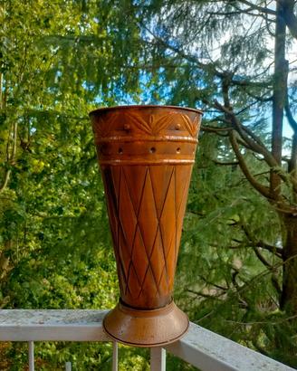 Vaso - Portaombrelli Vintage Lavorato a Sbalzo