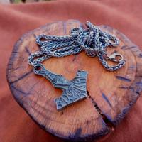 Collana amuleto martello ancora vichinga THOR