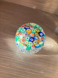 Sfera in vetro millefiori _opera artiginale morano