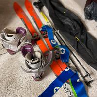 Fischer Ski alp sett completo + Scarponi