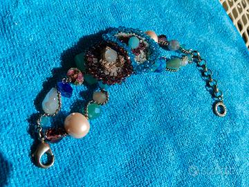 Bracciale Ottaviani sui toni dell'azzurro 