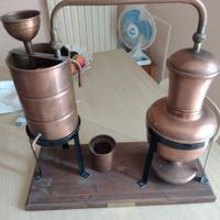 Distillatore alambicco domestico in rame