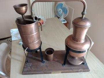 Distillatore alambicco domestico in rame