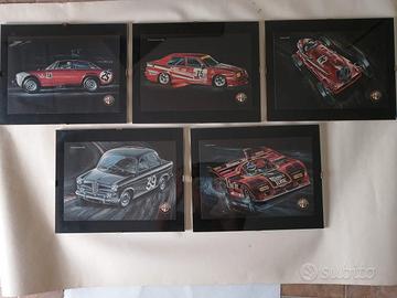 5 stampe Alfa Romeo 