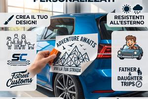 ADESIVI PER AUTO - PERSONALIZZATI - STICKERS