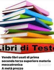 libri scolast a metà prezzo materia meccatronica