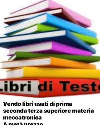 libri scolast a metà prezzo materia meccatronica