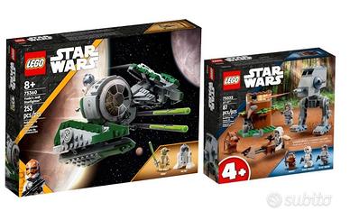 LEGO 75332 Star Wars AT-ST 75360 Yoda's Jedi