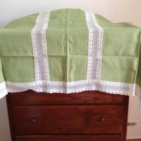  COPRITAVOLO IN PURO LINO E PIZZO