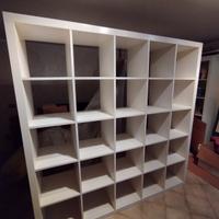  libreria Ikea 185 cm per 185 cm più vari scaffali