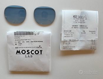 Lenti blu Moscot