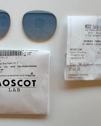 Lenti blu Moscot