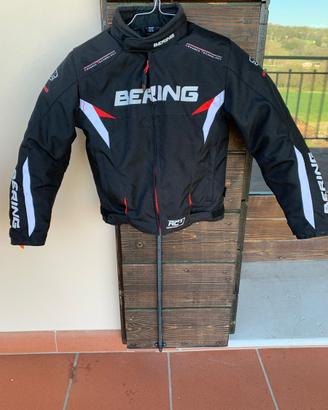 Giacca moto con inserti rigidi