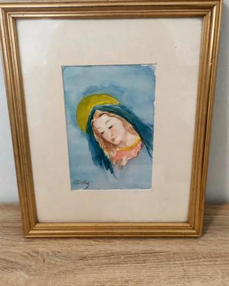 Quadro Madonna Poletti originale certificato 