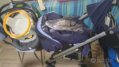 passeggino loolaup, ovetto auto chicco e  supporto