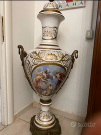 vaso decorativo grande in stile barocco o roccocò
