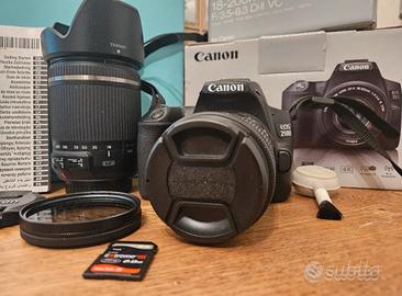 Canon EOS 250d - 2 obiettivi ed altro