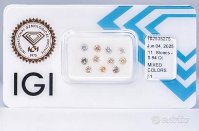 Lotto completo  Diamanti  Fancy natural