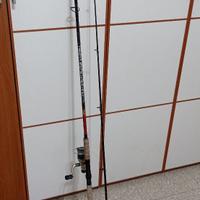 Canna, mulinello e artificiali per spinning