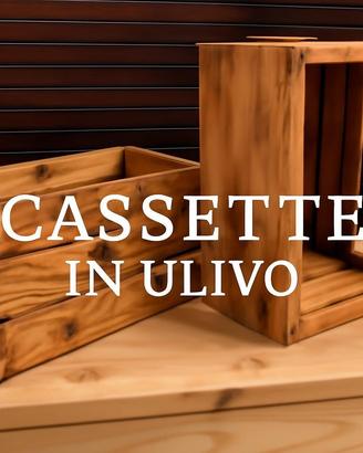 Cassette della frutta in legno massello pregiato
