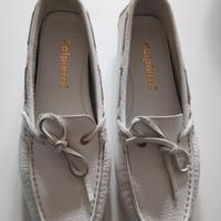 Mocassino bianco T36 Calpierre nuovi