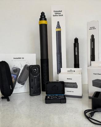 Insta360 x4 + accessori