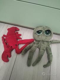 pupazzo aragosta e polpo