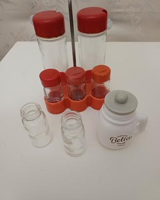 Contenitori per olio, aceto e spezie