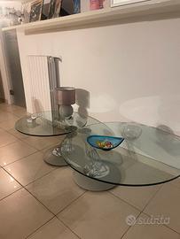 Tavolino in cristallo