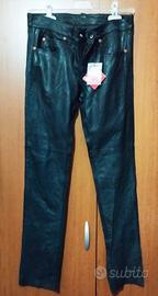 Pantaloni in vera pelle phard