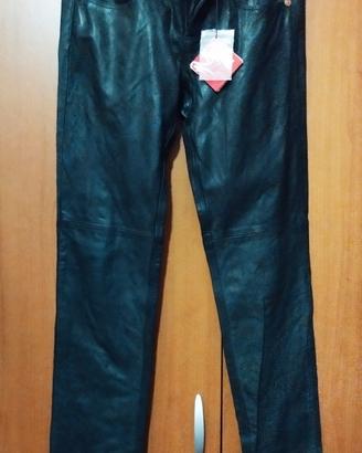 Pantaloni in vera pelle phard