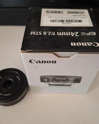 Obiettivo Canon pancake 24mm f/2.8 STM