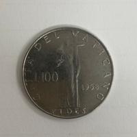 100 Lire Città del Vaticano 1958