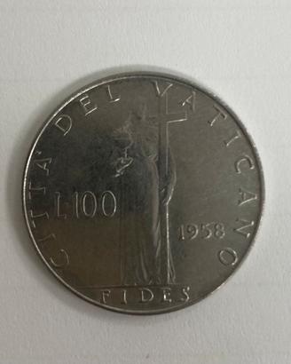 100 Lire Città del Vaticano 1958