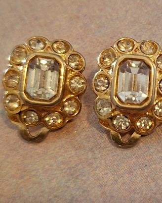Orecchini Vintage  simil TRIFARI a clip