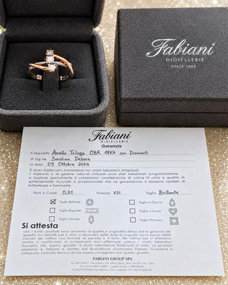 anello in oro 750 