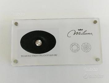 Diamante Miluna blisterato 0,10 ct