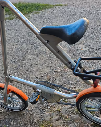 bici Bici pieghevole Strida - Grigio/Arancione - 