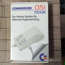 Mouse Commodore 1351 C 64 con scatola e manuale e